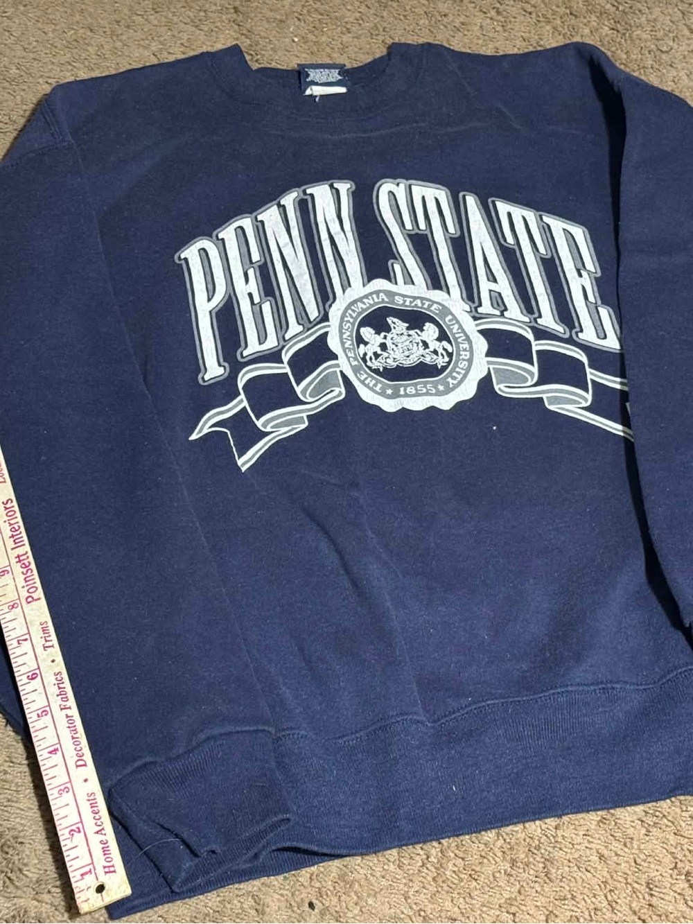 Jansport Navy Crewneck with White Penn State Logo
